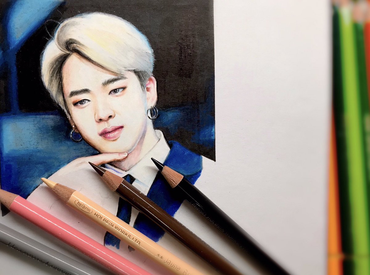 a104360709's tweet photo. 來畫一下jimin！
@BTS_twt 
#朴智旻 #防彈少年團 #防彈 
#박지민 #박지민bts #色鉛筆 
#bangtan #bts #btsart #bangtanboys #btsfanart #fanart #drawing #sketch #art #illustration #watercolorart #instaart #btsjimin #jimin #parkjimin #doodle #sketchbook #jiminfanart #jiminart https://t.co/Uq0UTTtWPf