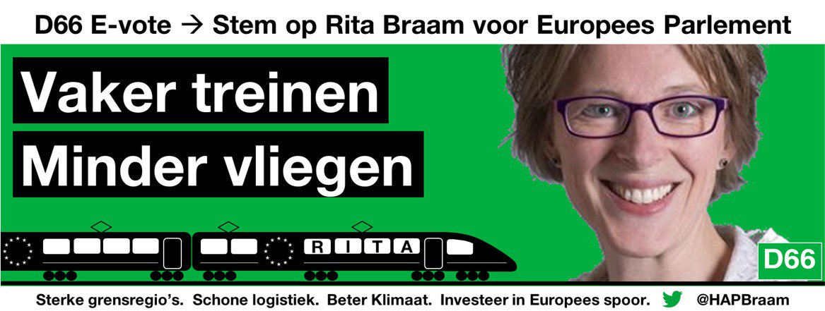Over 2 dagen opent de <a href="/d66/">D66</a> E-vote. Wil je meer weten over mijn kandidaatstelling voor het Europees Parlement? Zie ritabraam.eu