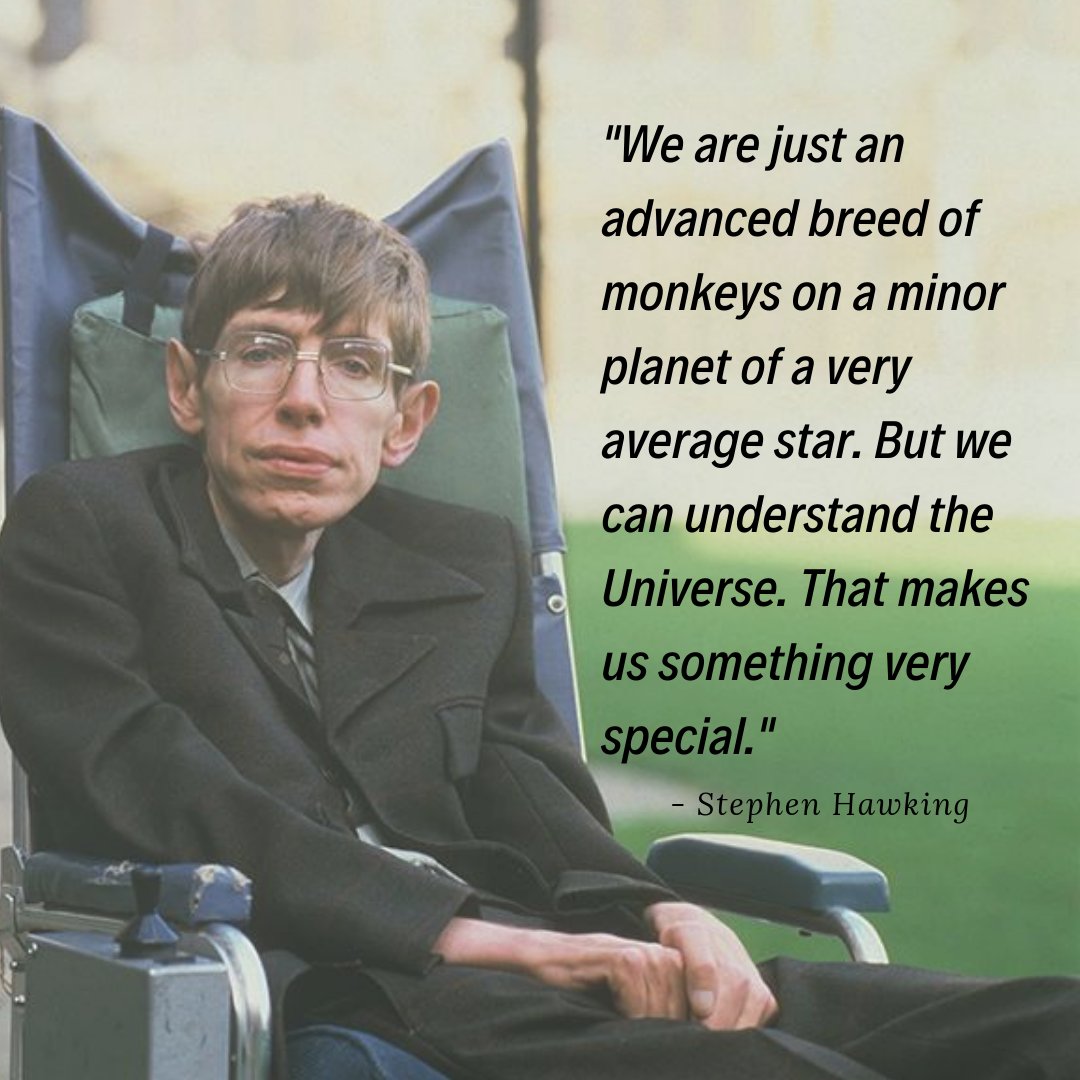 Happy Birthday to Stephen Hawking! He would have been 77 today  