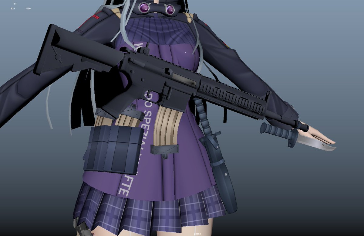 Simskyline 建前 Hk416にm9銃剣を着剣できている画像を見かけたので 着剣できるってことにしようかなという仕様にしました 着剣できている画像は改造の可能性あり 本音 着剣できた方が絶対かっこいいじゃないですか