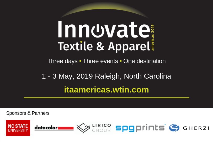 WTiNInnovate's tweet photo. This May, #WTiNInnovate Americas will host #Textile40 Conference, #TextileBusinessFutures, #ReThinkMaterials and a #DigitalTextile Workshop across 3 days. Find out more and book tickets here https://t.co/g9U9y2PHvQ https://t.co/LFgfczaG7L