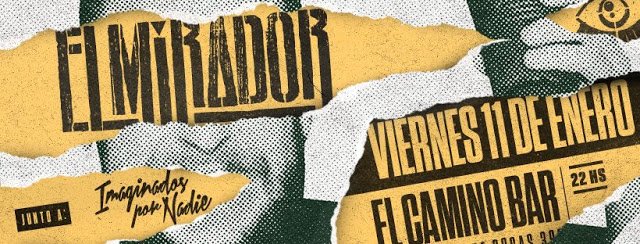 #FECHAS: Nuestros amigueros de #ElMirador e #IXN copan #ElCamino y te contamos en este enlace: http://www.vecinosenrockados.com/2019/01/se-pone-en-marcha-el-2019.html?m=1 … – at El Camino Bar Cultural