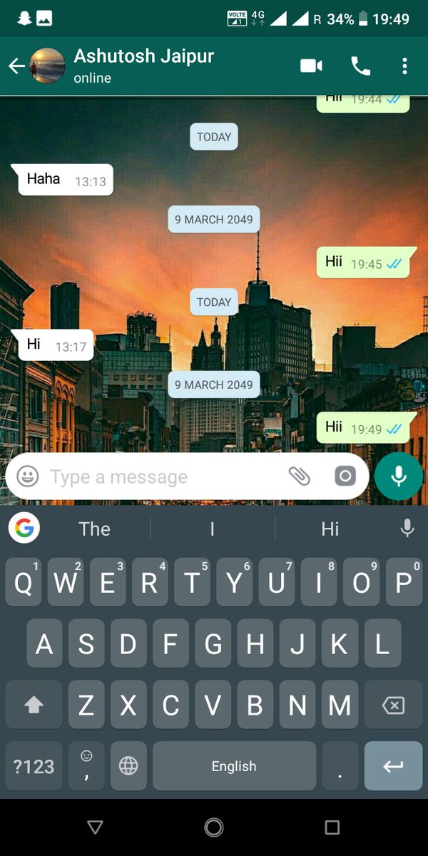livemudit's tweet photo. @WhatsApp what is this issue i am getting again and again why it is showing the date 9th Match 2049? https://t.co/g1vMLhu1Kv