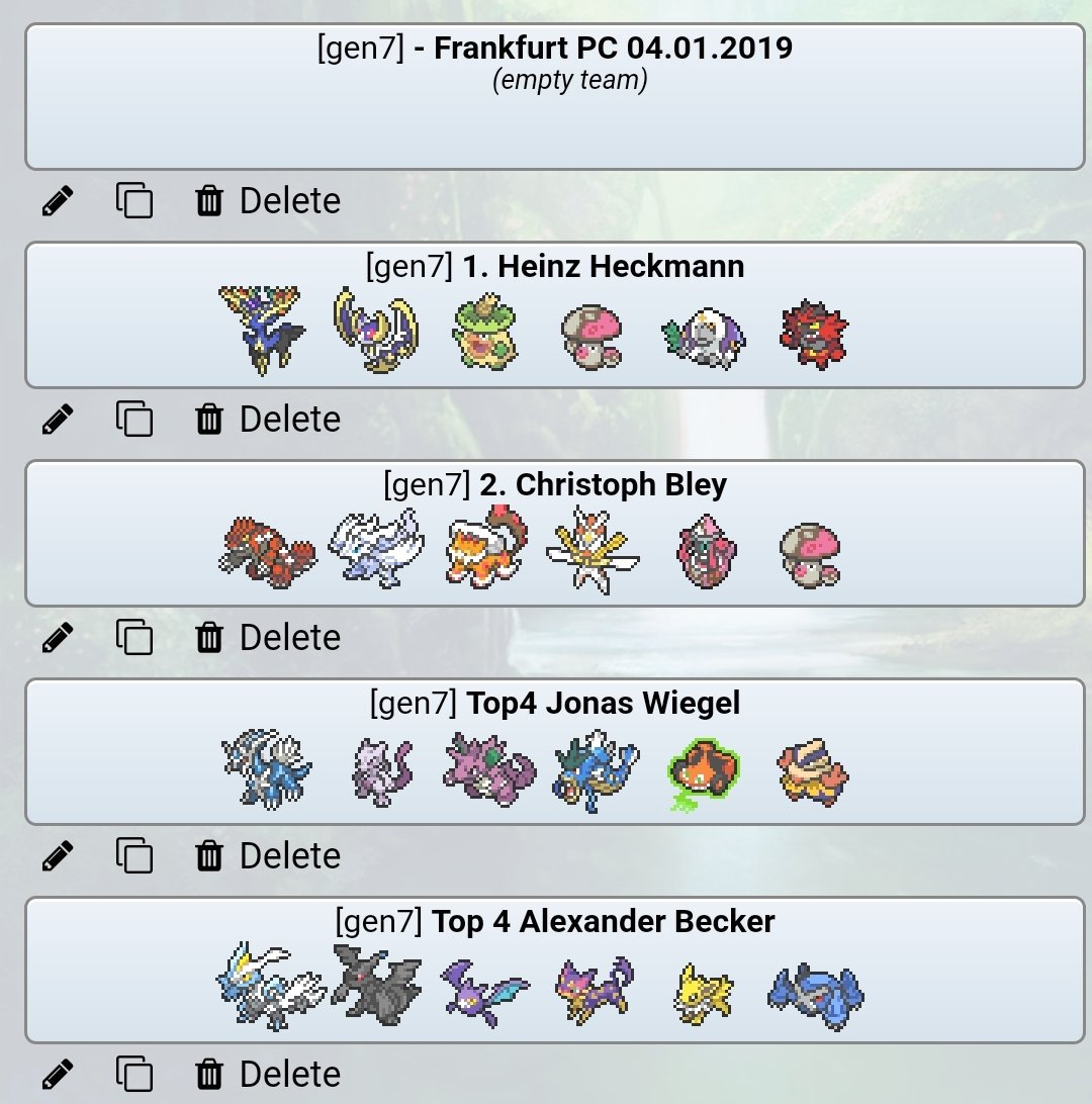 Results from the recent Frankfurt Premier Challenge <a href="/H1VGC/">Heinz</a> <a href="/ChrisleyVGC/">Christoph Bley</a>
