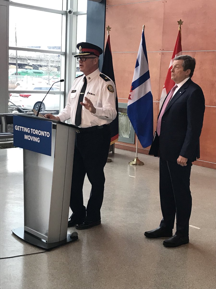 TrafficServices's tweet photo. #DistractedDriving and #TagAndTow campaigns starting Jan 14 @TPScott_baptist makes announcement. Enforcement will happen but changing bad habits is the fastest and longest lasting benefits to road safety ^bm @TPScott_baptist @TorontoPolice @CityNews @CP24 @680NEWS @OACPOfficial https://t.co/OTTK8oqoUA