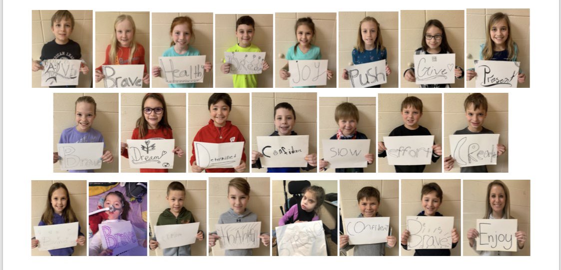 One word. Go where it takes you. Be who it makes you. #oneword2019 #4thgrade✨