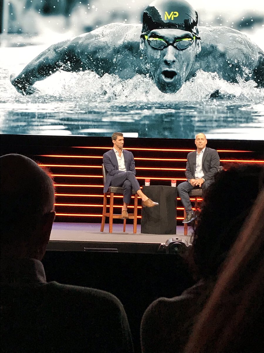 chng4good's tweet photo. “I wasn’t afraid to dream as big as I possibly could” @MichaelPhelps #CitrixSummit2019 https://t.co/QDLUIxUPwk