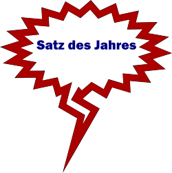 Der Mann, der sich nicht entlassen lässt - Satz des Jahres 2018 stammt von Horst Seehofer.
Der deutsche Satz des Jahres 2018 lautet:
"Ich lasse mich nicht von einer Kanzlerin entlassen, die nur wegen mir Kanzlerin ist."
satzdesjahres.de/presseinformat…
#SatzdesJahres2018