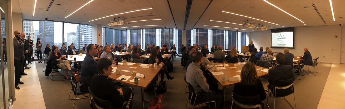 AlyaAWoods's tweet photo. Kicking off the new year with @ChicagosMayor and tech leaders from across Chicago - what’s next for @ChicagoNEXT https://t.co/Qtq0tnujOt