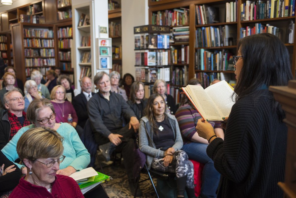 VAHumanities's tweet photo. “It came together as an expression of the fact that Cville had a lot going on from a book point of view.” - Paul Collinge of Heartwood Books on how our @VABookFest got started in 1995. https://t.co/eDXK2XnEcp Celebrate 25 years of #VaBook w/ us March 20-24 https://t.co/n01FeFNmQy https://t.co/0jQteHZLP8