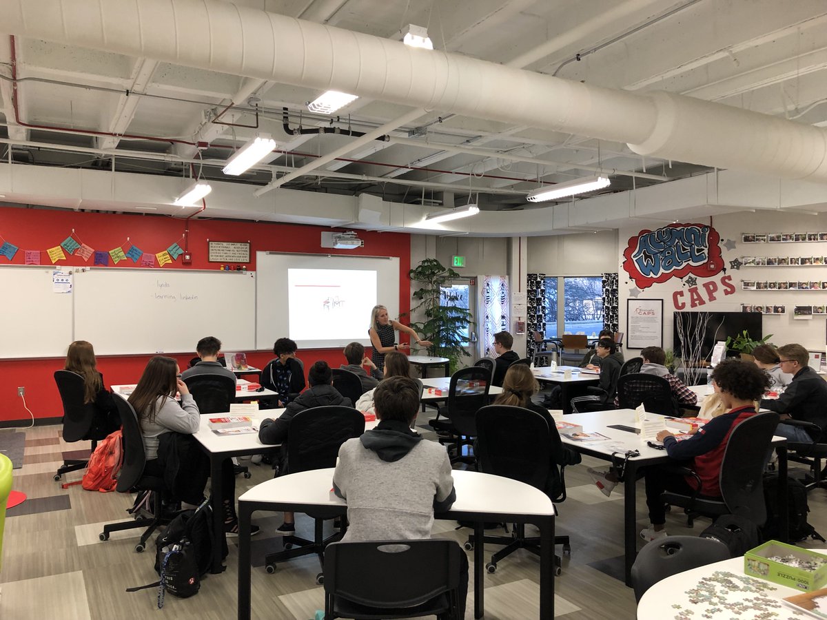 WCS_CAPS's tweet photo. Kicking off the second semester at CAPS in the best way! Thank you Mary Kay Leatherman, 3MT Test Prep, for our great session on General and Reading Strategies. 
#ACTready https://t.co/zfdJWMucBR