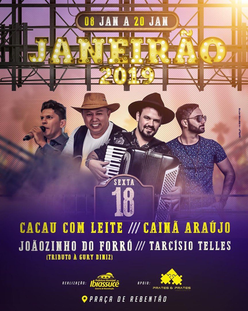 sigacoleh's tweet image. E o Janeirão 2019 de Ibiassucê mal começou...
Nos próxumos dias você vai cur... instagram.com/p/BsYL7QxBksa