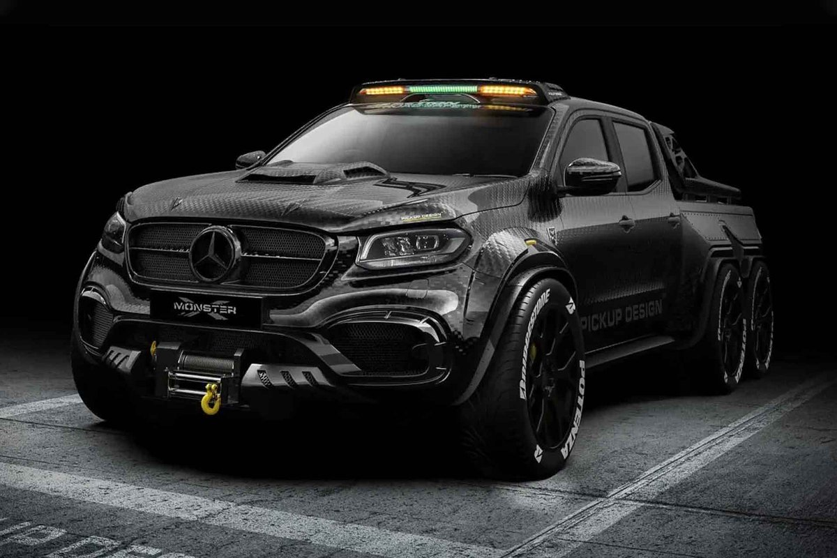 CravingAmazing's tweet image. Wow. Carlex x Mercedes 6x6 Truck. Cop or Drop?