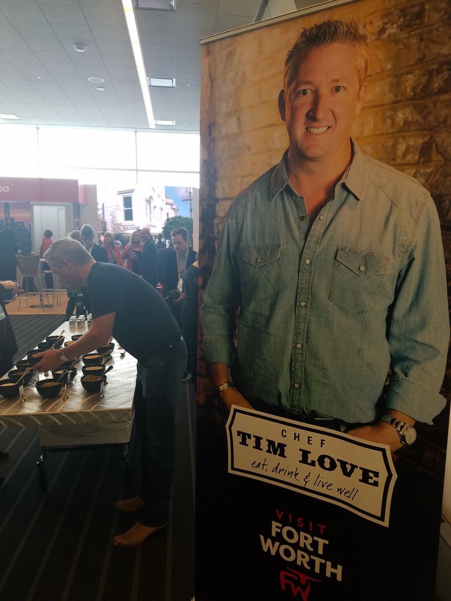 douglasdvorak's tweet photo. Howdy y'all! Spice up your morning with @VisitFortWorth We'll show you some love! @cheftimlove Hall B @pcmahq https://t.co/VeBZlZKQfC
