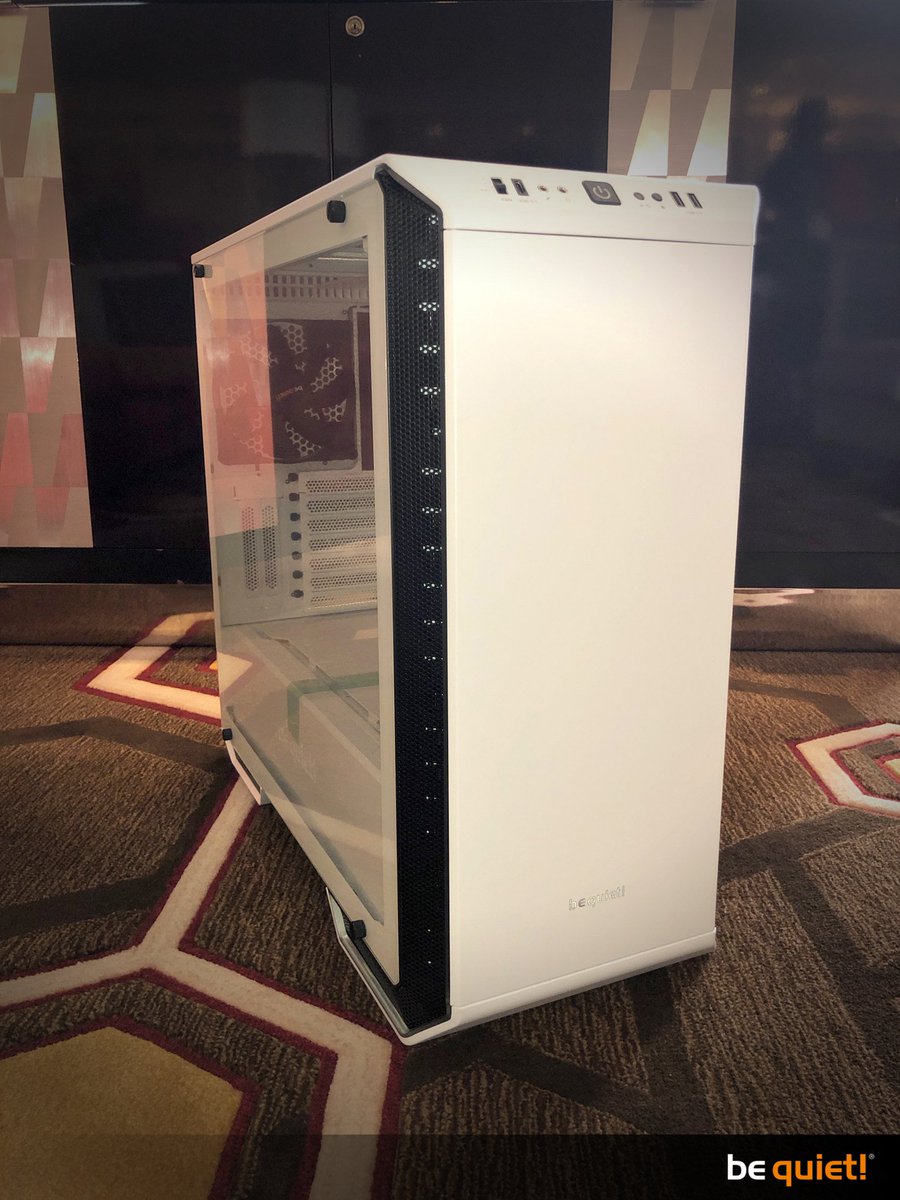bequietofficial's tweet photo. All the best from CES in Las Vegas. Check out what we have in store for you!
#CES2019 #vivalasvegas #bequiet #darkbase700 #shadowwings2 #darkrockslim https://t.co/wlTO42KfYg
