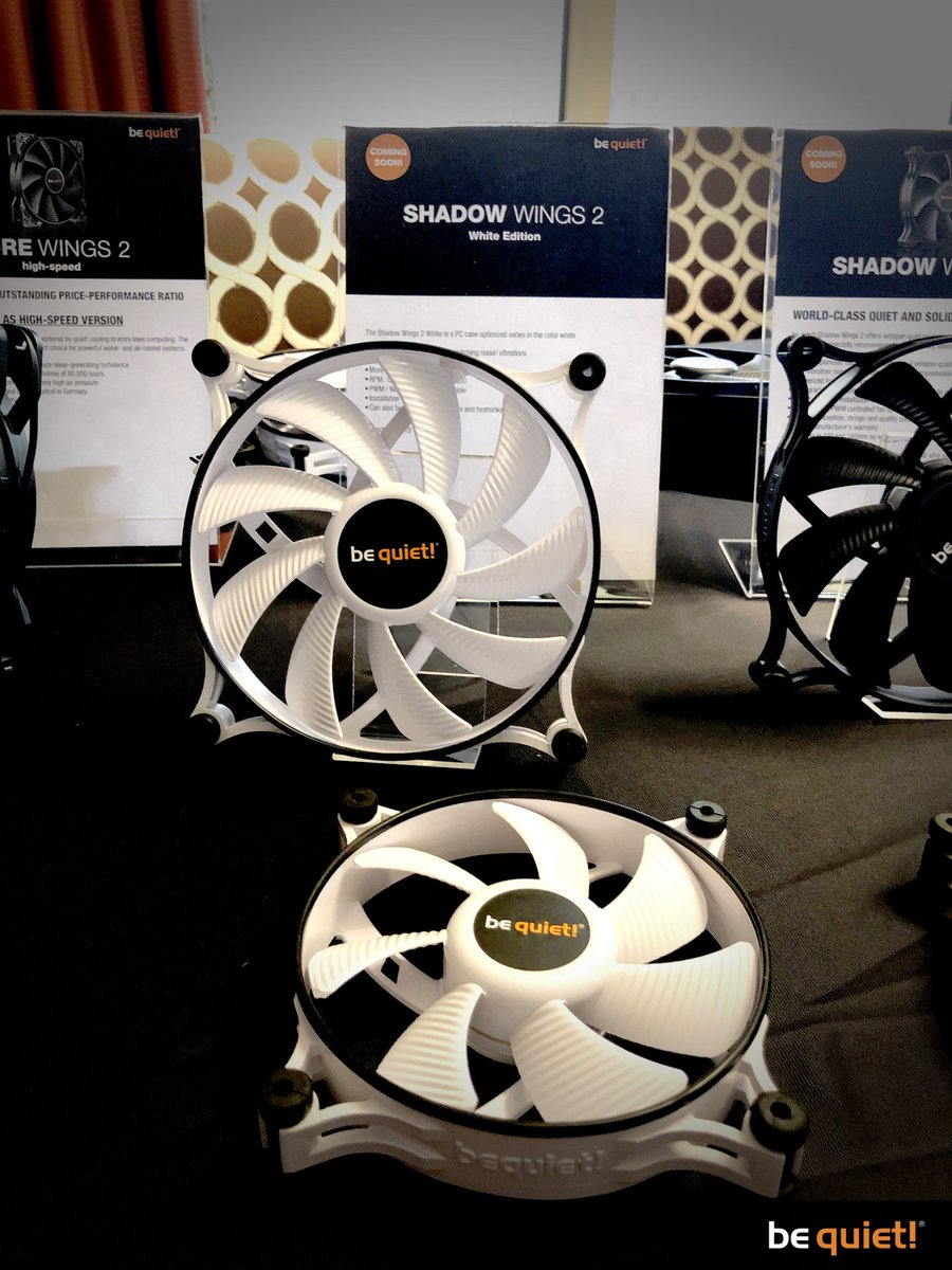 bequietofficial's tweet photo. All the best from CES in Las Vegas. Check out what we have in store for you!
#CES2019 #vivalasvegas #bequiet #darkbase700 #shadowwings2 #darkrockslim https://t.co/wlTO42KfYg