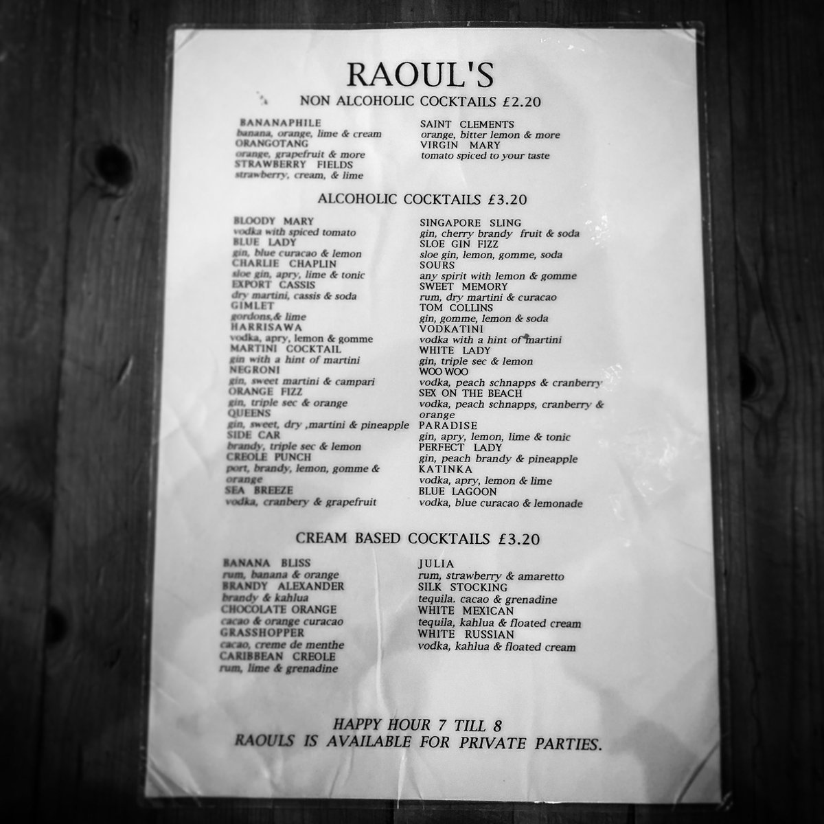 RaoulsBarOxford's tweet photo. So it’s 2019 which means Raoul’s turns 40 this year!! We’ve been digging through the archives and found this little beauty, circa late 1990’s!! #big40 #naughtyforty #raoulsbaroxford #raoulsbar #liquorstore #oxford #raoulsbarandliquorstore #nodryicenecessary #jericho #batender https://t.co/3B4P8MO5Hx