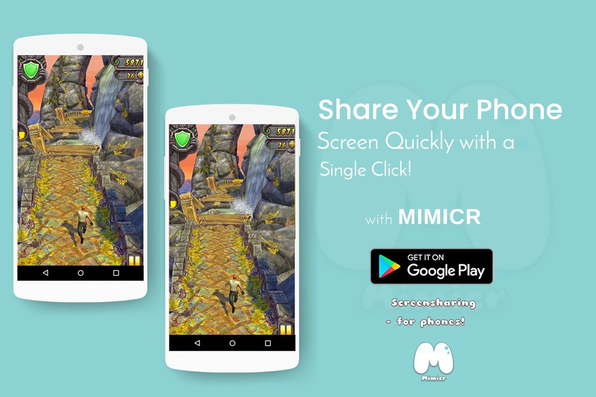 With Mimicr, you can now screen share your phone...to another phone!
Share your phone screen with a single click
Download Mimicr today on #GooglePlay
#Mimicr #Mimicrapp
bit.ly/mimicr_googlep…