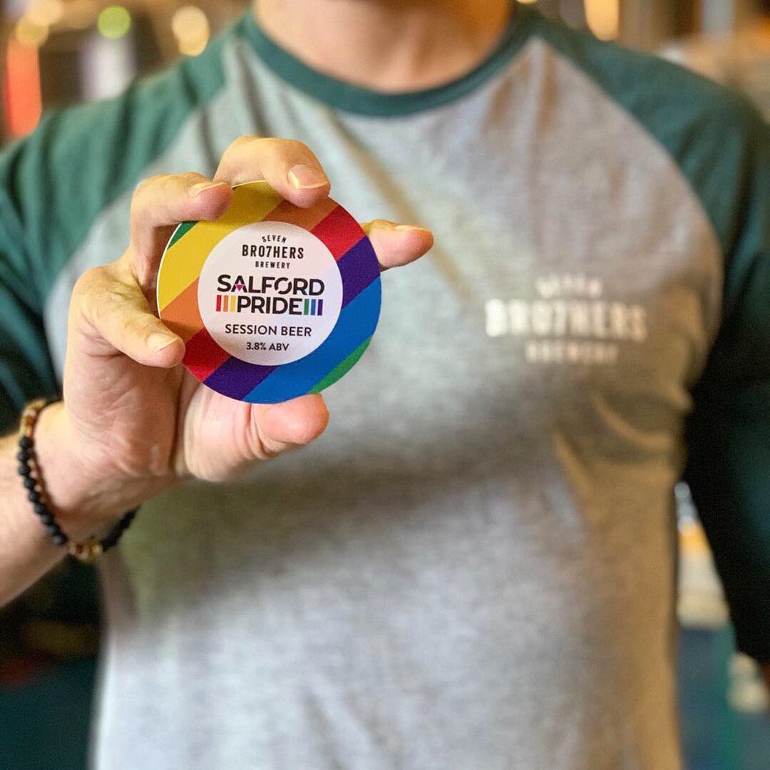 SEVENBRO7HERS's tweet image. Proud to be in partnership with Salford Pride @The_Pink_Picnic launching #pride #sessionbeer today 🌈🍺
Available in can &amp;amp; keg from today with 10p from every can &amp;amp; pint being donated to #salfordpride 💰 #craftbeer #salford #sevenbro7hers #salfordpride