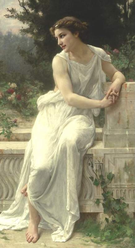 EuropeanArtHIST's tweet photo. Guillaum Seignac (1870–1924) was a French academic painter.
Diana the Huntress
Young Woman of Pompeii on a Terrace
The Awakening of Psyche
The Muse
#Seignac https://t.co/nkf7WDYMAI