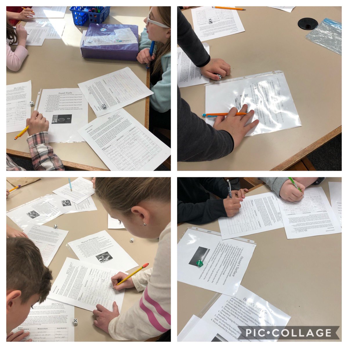 cwilliams5th's tweet photo. Where will you travel as a carbon atom before and after the Industrial Revolution? Carbon Cycle Game! Learning how carbon travels and how humans have impacted this. #BeROYAL #movinginscience https://t.co/07560kj6L2