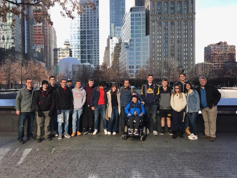 NHS students from our "Impact of 9/11" class visited the National September 11th Memorial and Museum in lower Manhattan yesterday.