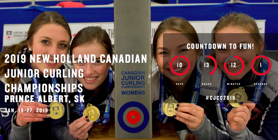 All teams have been declared for the 2019 <a href="/NHAgriculture/">New Holland North America</a> Canadian Juniors! See which teams will be vying for the men's and women's titles on the event website: curling.ca/2019juniors/te…

And don't forget to use the official hashtag #CJCC2019 to join in the conversation!