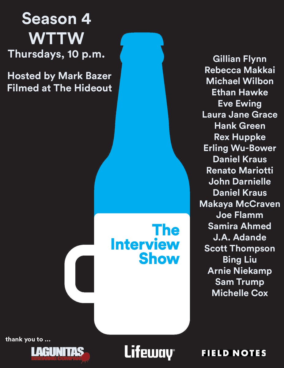 Season 4 kicks off this Thursday on <a href="/wttw/">WTTW - Chicago PBS</a>. 10 p.m. Tell your DVRs. Thank you <a href="/lifeway_kefir/">Lifeway Foods, Inc.</a> <a href="/FieldNotesBrand/">Field Notes®</a> <a href="/lagunitasbeer/">LAGUNITAS BREWING CO</a>