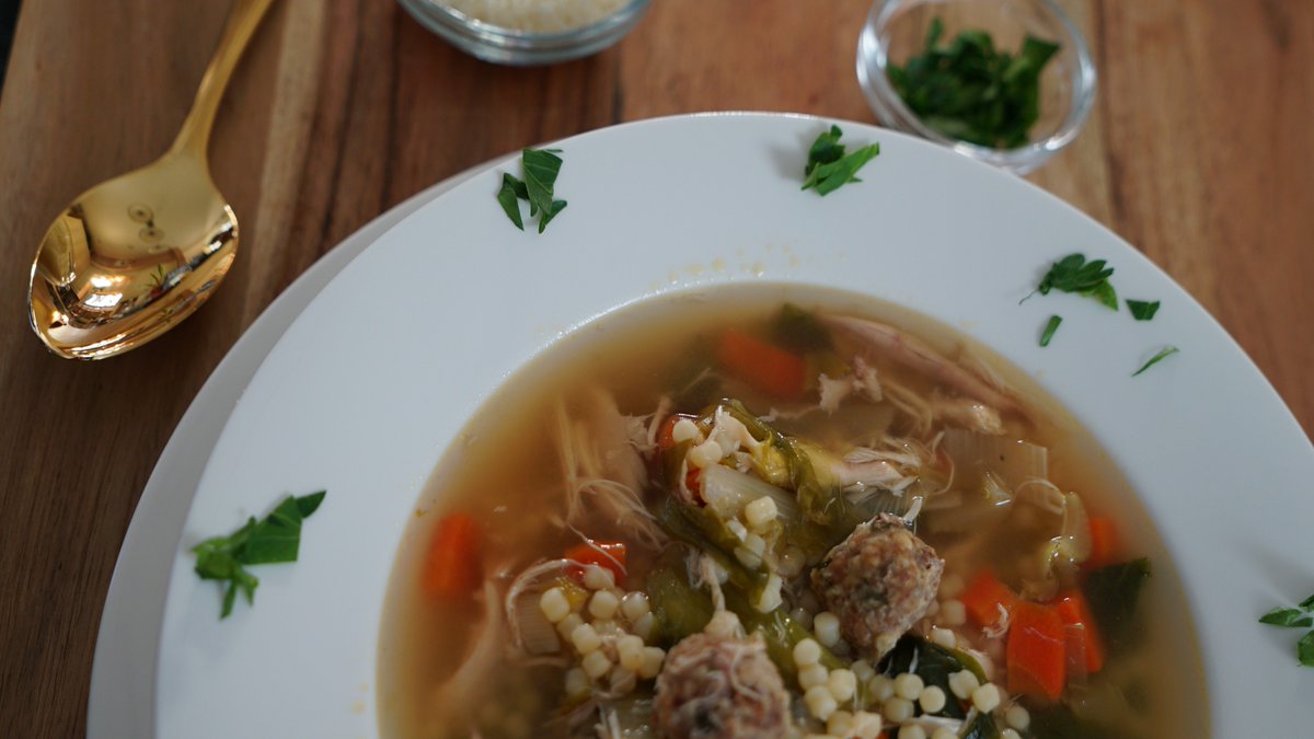 marisaccooks's tweet image. Delicious Italian Wedding Soup for a cold day! #CookbookInTheMaking #AuthenticItalianCooking #GoodItalianCooking #ChefMarisaC #ItalianFood #ItalianWeddingSoup #Soup
