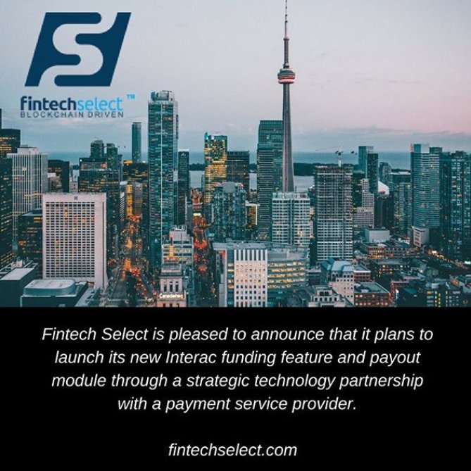 fintech_select's tweet image. The company&apos;s latest technological addition of the Interac funding feature will allow consumers to immediately fund their #Selectcoin cards through the use of the Interac service, and direct funds from their bank accounts to their Selectcoin cards.
#fintechselect #fintech #tech