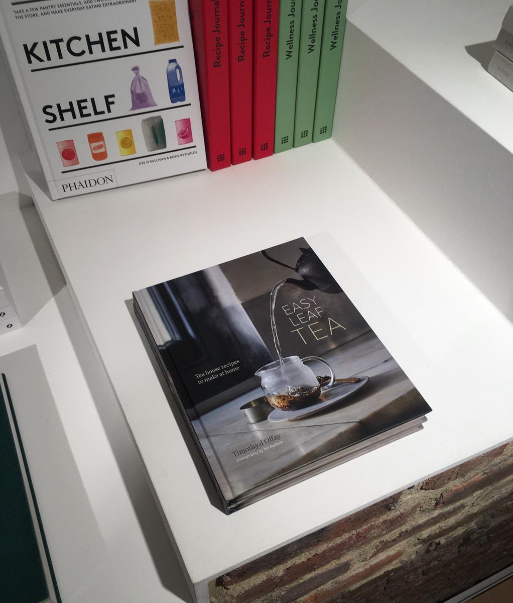 Timothy d’Offay’s ‘Easy Leaf Tea’ spotted in the new <a href="/cosstores/">Grinklin</a> Coal Drops Yard concept store 🍵 <a href="/PostcardTeas/">Postcard Teas</a> #BooksInTheWild