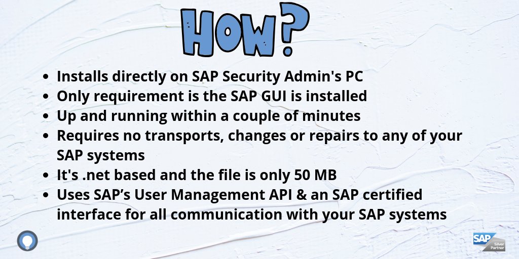 1905ideas's tweet image. We all know how complex SAP is. It&apos;s because of this complexity that people often have trouble believing how easy UserXpress is. We often get asked, How does it work? #UserXpress #SAPUserMgmt #UserAdministration #SAPSecurity #SAPPartner #SAP