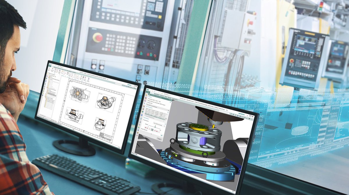 edadirect's tweet photo. Do you want to learn how digitalization can transform your part manufacturing business? Watch this to understand how to increase your throughput with a #DigitalMachineShop https://t.co/mJl7SpASP1 . Contact https://t.co/369EA30FoS to get more info on NX and a quote https://t.co/5wHTYFMu91