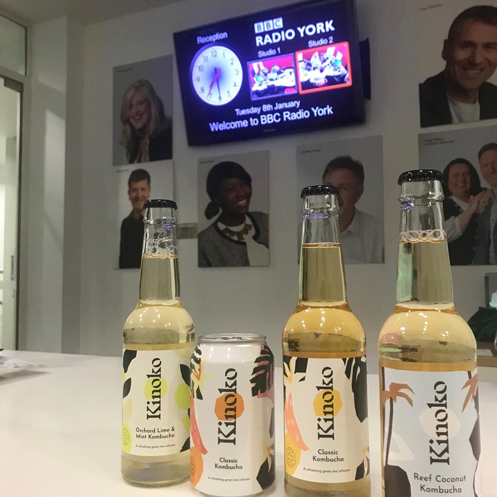 Great morning chatting to @spanswicktweets @BBCYork about All things #dryjanuary #mindfuldrinking and #kombucha #SmallBusiness #Entrepreneur #yorkshire #pubs #restaurant #deli #cafe Contact is if you would like to be a stockist