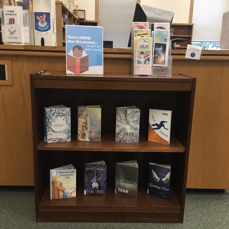 silslibrary's tweet photo. Prep for a snowy day with these titles from our Js. (Juvenile collection -- includes Young Adult novels as well!) **Titles listed in next tweet!** https://t.co/I0XtxZUqf7