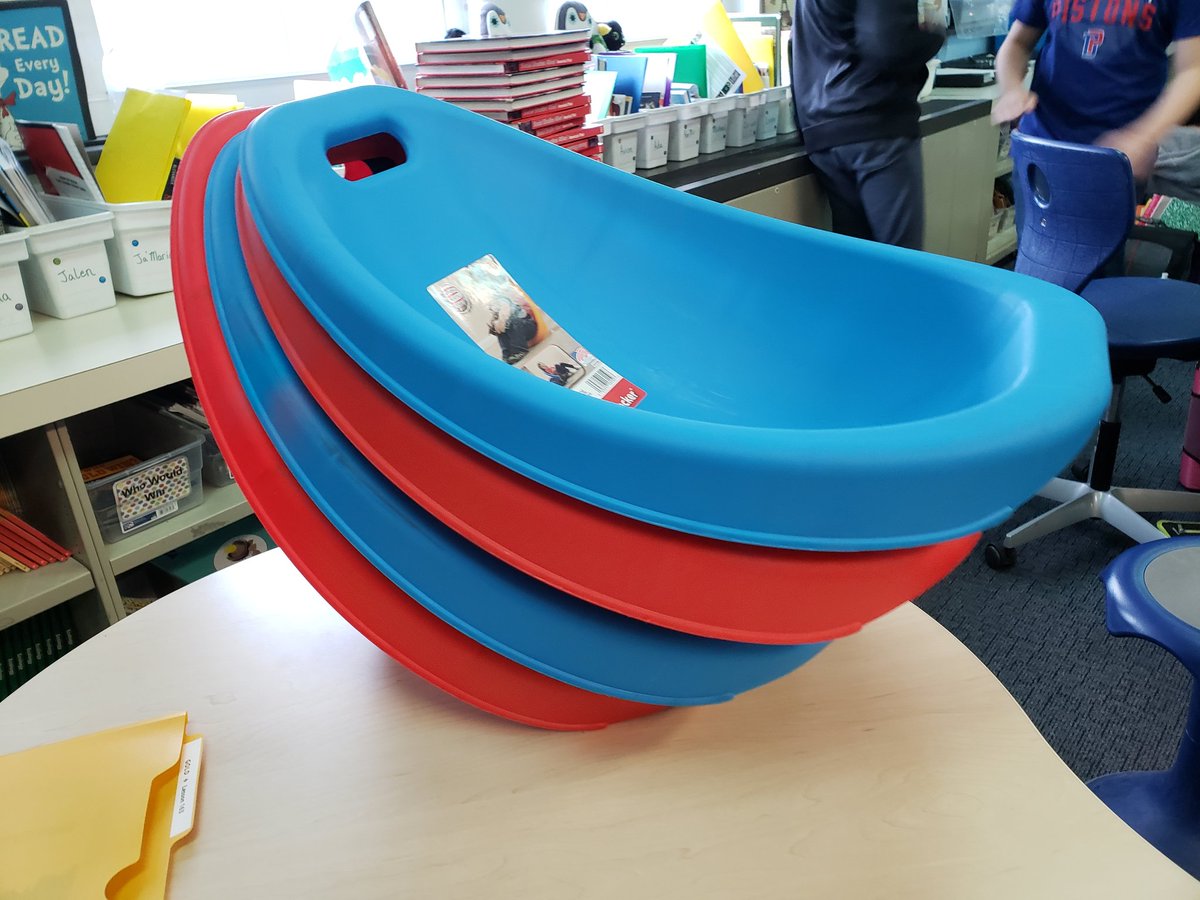 I just received a fantastic gift of 4 scoop chairs for my room. Thank you so much. I am so excited!!!!! #wb2020 #roosevelt2020