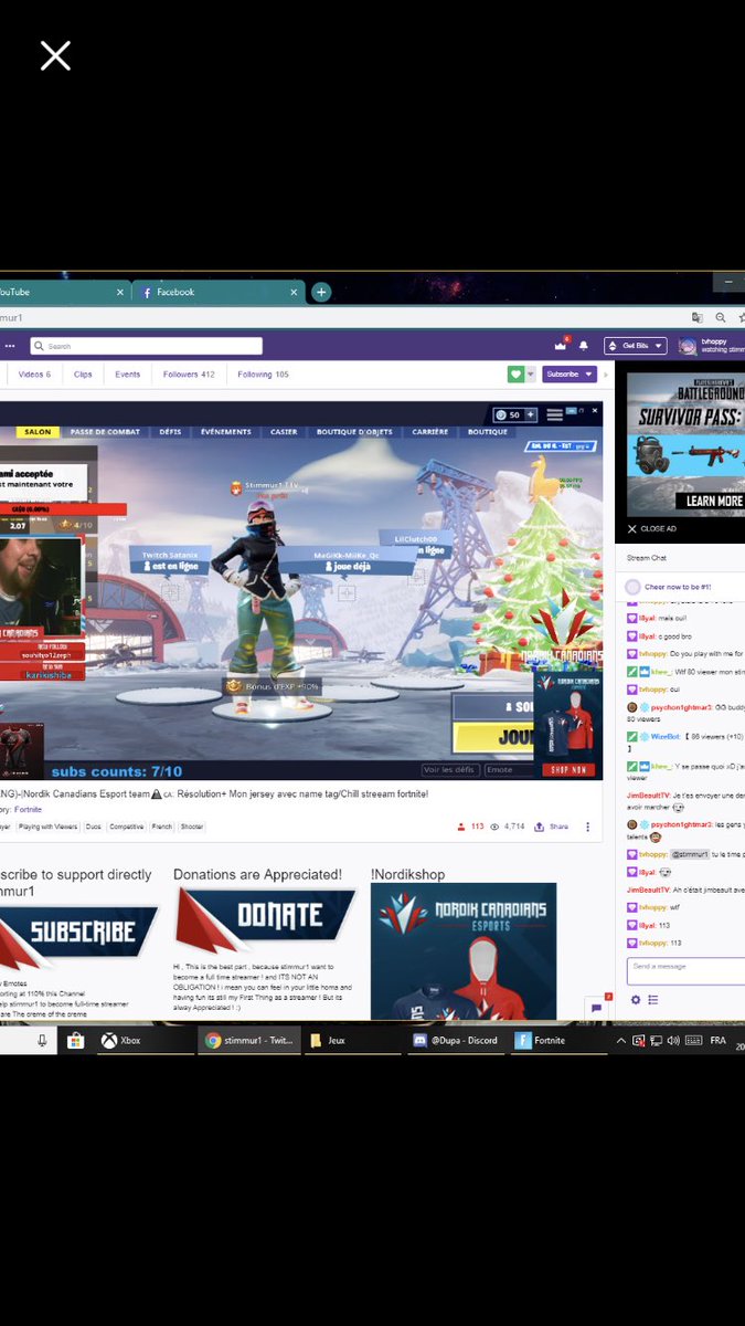 Stimmur11's tweet photo. Yesterday on my stream i’ve hit something that in the past month would be impossible to achieve and i couldn’t beleive my eyes with that peek view of 113 viewers !  It felt so amazing that how we start 2019 over here ! #stimmur1 #peekview #twitchstreaming #Nordikcanadians #stream https://t.co/8x6O81D2FV