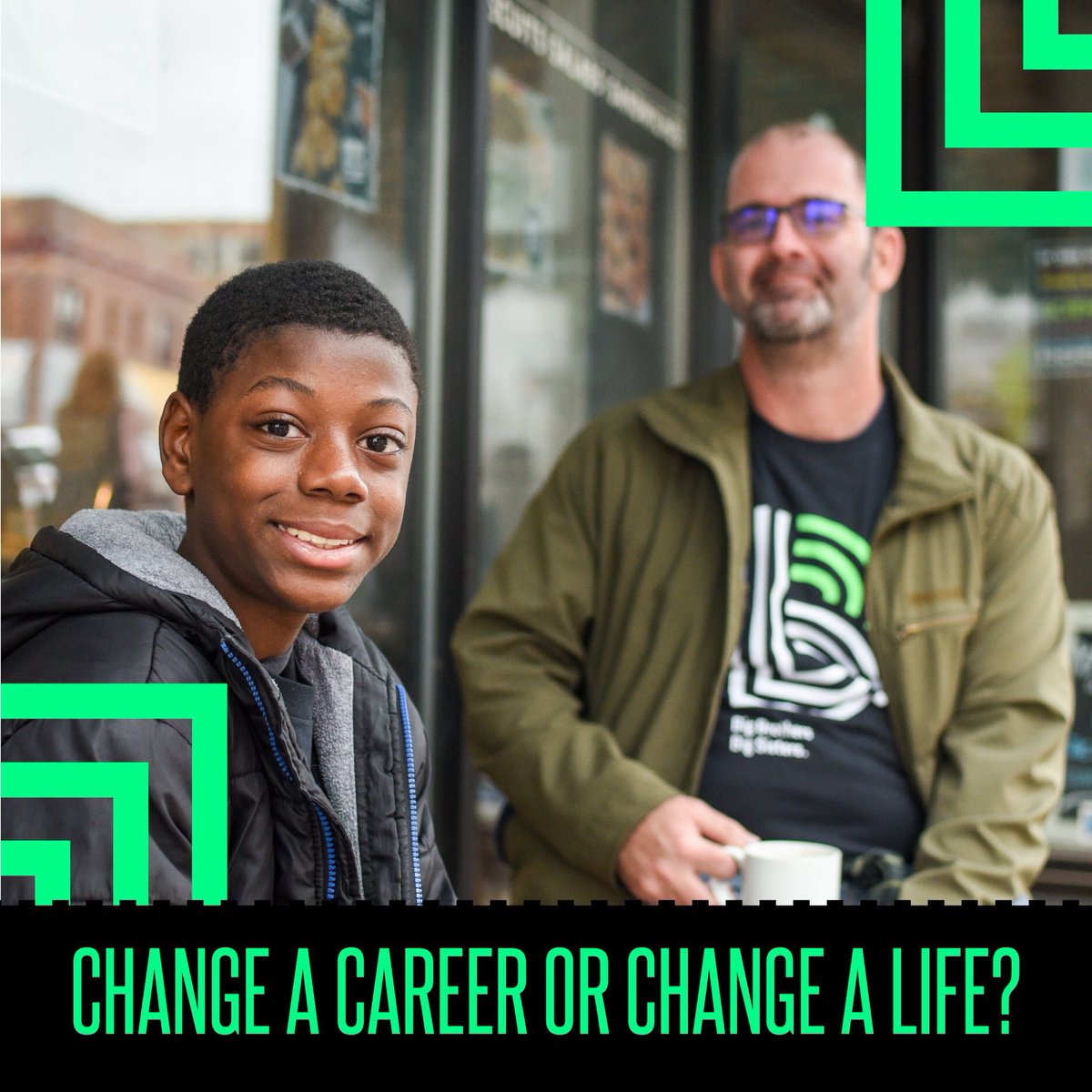 Change a career or change a life? Make defending potential your resolution this year. Make #TheBigResolution #NationalMentoringMonth