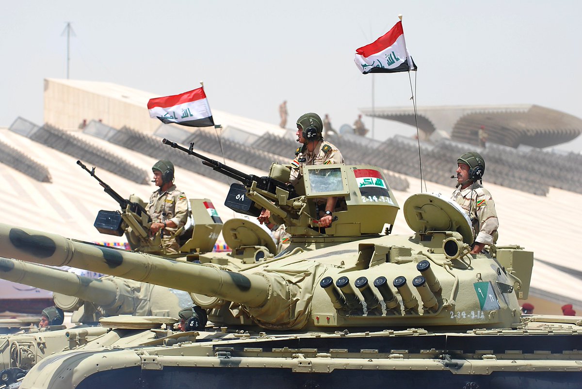 9\\The scenario also involved the massing of Iraqi troops on the Kuwaiti border.