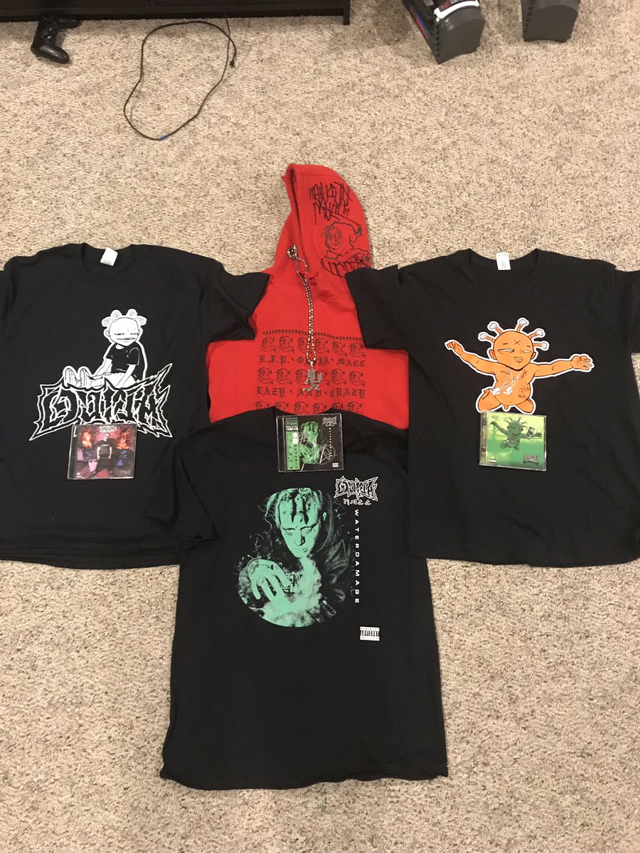 JiggyFr3sh219's tweet photo. That @ouijv merch collection growing! @LazyCrazyShaggy @relish_brand #TrashFire #GutterWater #WaterDamage! Waiting on my #Waterdamage lime green #LazyAndCrazy hoodie and mystery box!! ##GUTTERGANG #TRASHGANG #GUTTERGODS ๐คฎ๐๐คฎ๐๐คฎ https://t.co/z5HatbUiSn