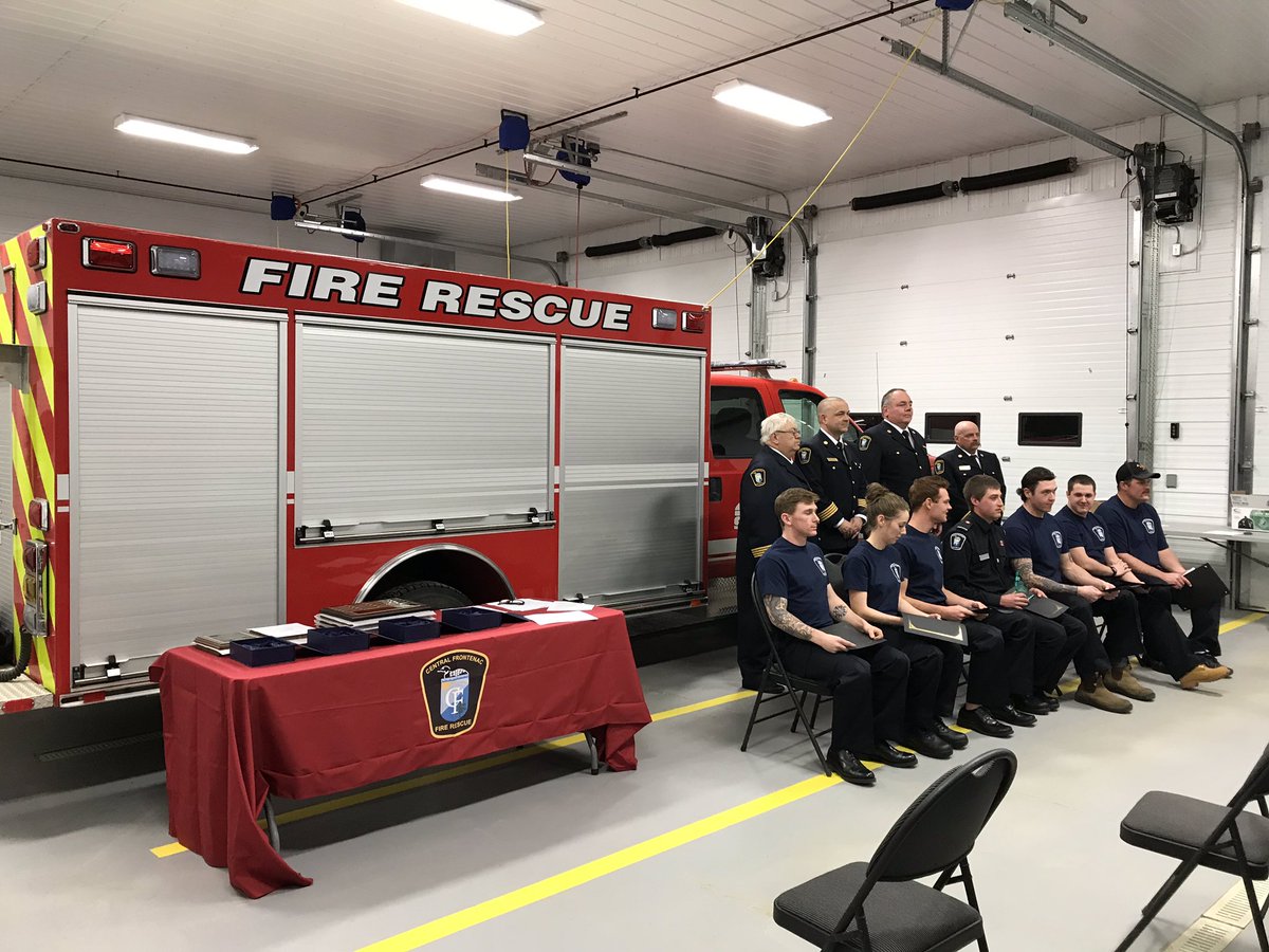 Drew_hole's tweet photo. Congratulations to Central Frontenac Fire &amp; Rescue recruit class 2018.  #CFFR @CFFDStation4 https://t.co/WD8Hj7T1vX