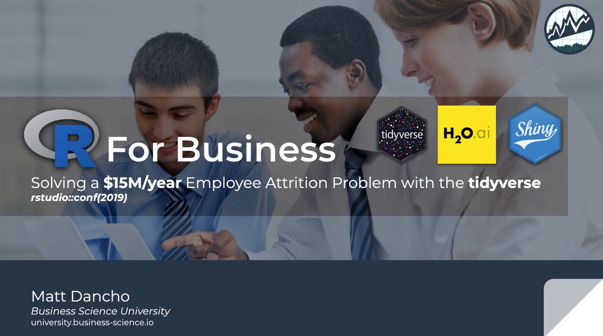 mdancho84's tweet photo. In 2 days I’ll be at #rstudioconf &amp; I couldn’t be more excited. Here’s a preview of my talk.

What happens when you combine the #tidyverse, #h2o &amp; #shiny?

You solve a $15M/year business problem. 

Learn how on Thursday!
#rstats @ledell https://t.co/BYYt81mZ0g