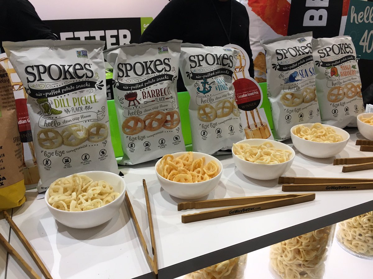 It’s always interesting to me what my kids try first from my #FancyFoodShow bag of swag. This year it’s <a href="/EatSpokes/">SPOKES</a> salt &amp; vinegar, definitely kid approved! #GlutenFree #nutfree <a href="/WayBetterSnacks/">Way Better Snacks</a> #WFFS19