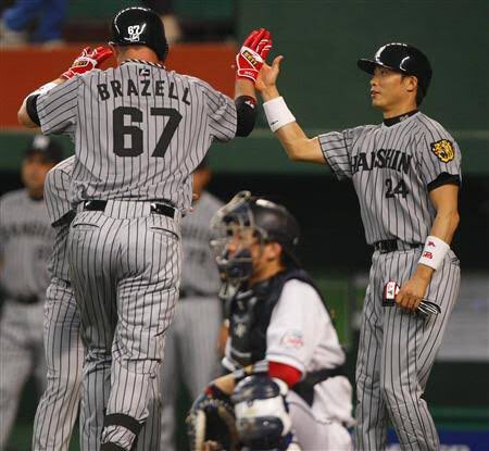 阪神 2009 交流戦ビジター用復刻版ユニフォーム（1984年〜2000年