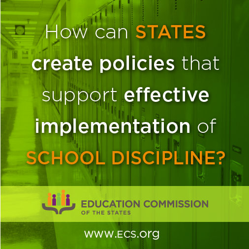 EdCommission's tweet photo. #ICYMI Explore the status of #k12 school discipline in state policy with our new resource - https://t.co/j93ZthlreQ #EdPolicy #ESSA #EdChat https://t.co/GqAco49G1Z