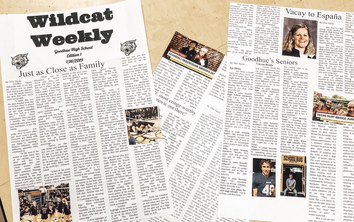 Shoutout to <a href="/Classroom_Mr_T/">Mr. Thomas</a> for moving striving writers to confident, capable writers! #wearewildcats #goodhueschool <a href="/goodhueschool/">Goodhue School</a>