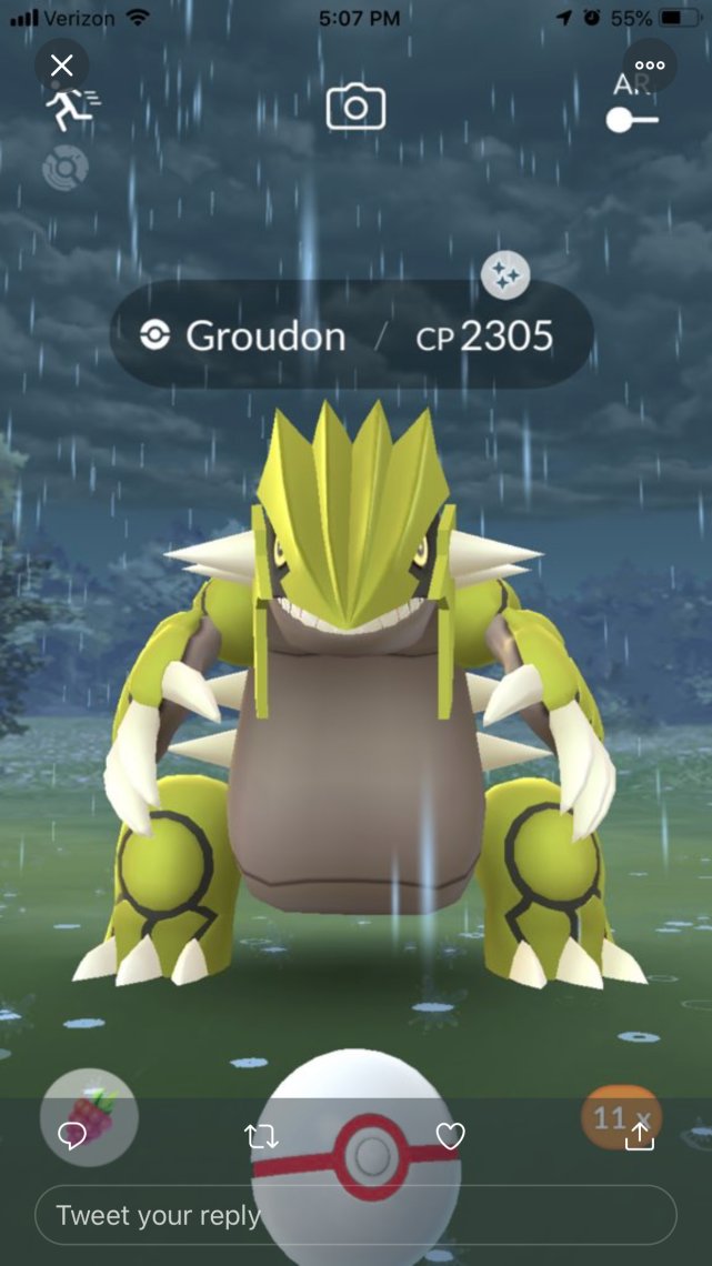 Pokémon GO Hub on X: It's Official! Shiny Groudon is now available in T5  Raids! Our updated raid guide and helpful heat map will help you and your  fellow trainers conquer this