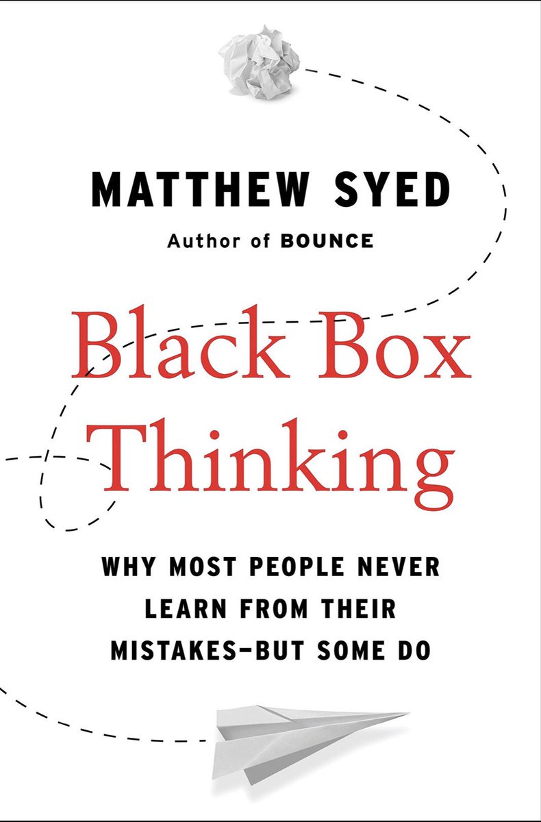 JamesTitcombe's tweet photo. Day 1 of my #7books  as challenged @shanecarmichael Over 7 days I will post covers of "7 books I love" (without comment) &amp; nominate another user each time to accept same challenge. Today’s book is ‘Black Box Thinking’ by @matthewsyed &amp; I nominate @DebHazeldine https://t.co/GwMRarWPdY