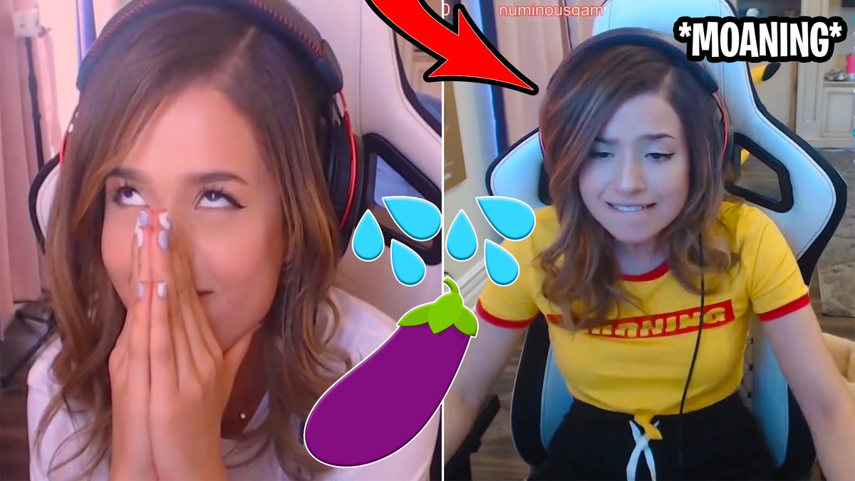 Pokimane reacts to herself Moaning! 