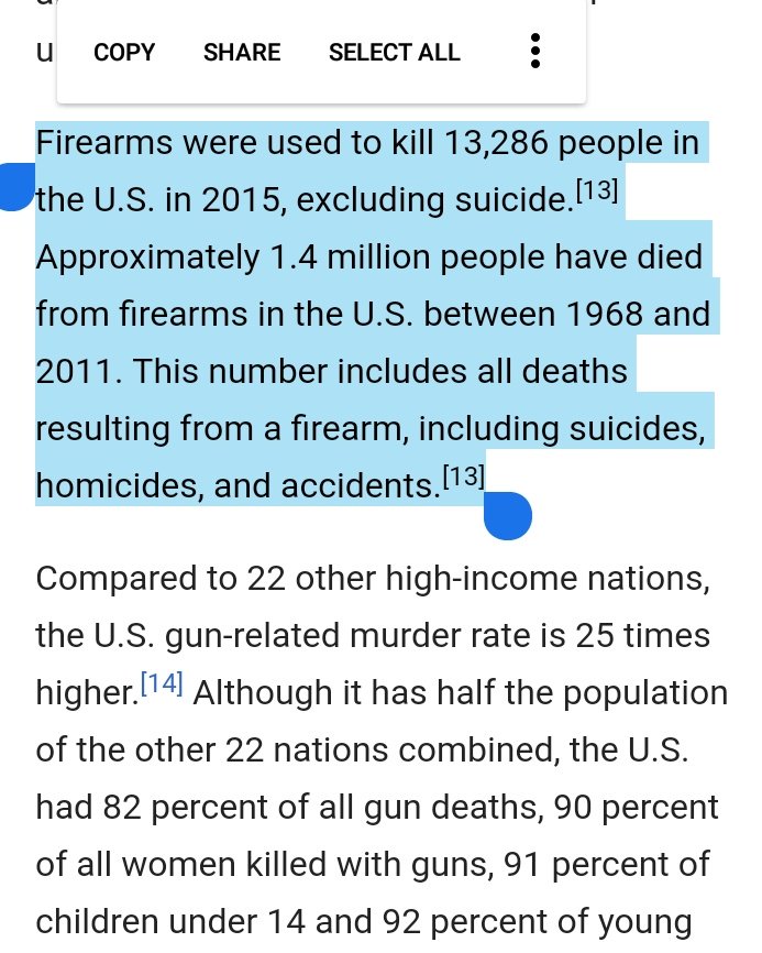 sandyscandyyy's tweet photo. @Daily_Express Kenya has had waaay less Firearm incidents in the past 10 years than America has in a single year. America has lost 89 People everyday for 43 years(1968-2011-1.4 million) people and counting. Nairobi,Kenya is safe the area under threat is a Building not a city https://t.co/wJWRT47Esx